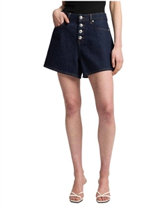 Кори Джинсовые шорты на пуговицах, синий 7 for all mankind