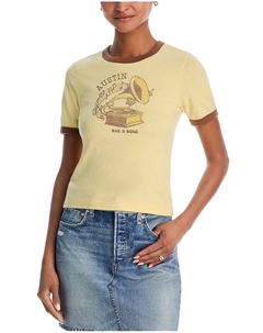 Футболка Austin с кольцами, желтый Rag & bone