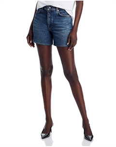 Каиа Высокие Расслабленные Шорты, синий Rag & bone