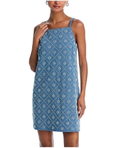 Платье джинсовое Gentry с декоративными элементами, синий Rag & bone