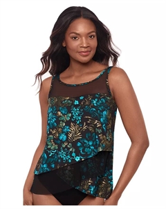 Женский топ-танкини с чашками на косточках Flor De Mare Mirage, мультиколор Miraclesuit