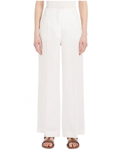 Брюки Malizia из льняной ткани, белый Weekend max mara