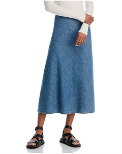 Ультралёгкая миди-юбка, синий Rag & bone