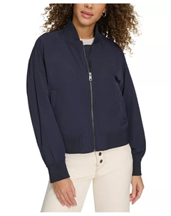 Женская свободная куртка-бомбер на молнии с резинкой по низу, синий Levi's®