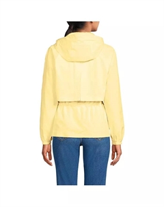Женский дождевик Squall Packable, желтый Lands' end