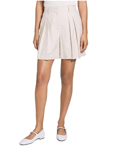 Складчатые шорты, коричневый/бежевый Theory