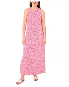 Женское бесшовное макси-платье с цветочным принтом, розовый Vince camuto