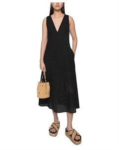 Платье Naya с ажурными вставками, черный Rebecca minkoff