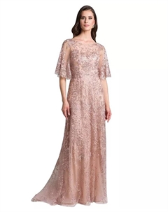 Женское платье для мам с рукавами-накидкой, фиолетовый Lara