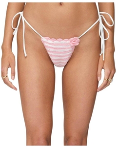 Азалия Кружевные Шнурованные Трусики Бикини, розовый Edikted