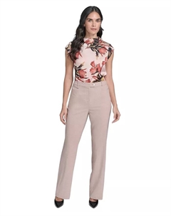 Узкие брюки Modern Fit с высокой посадкой для миниатюрных, розовый Calvin klein