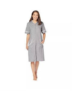 Женский короткий халат из французского махрового полотна, синий Dreams & co.