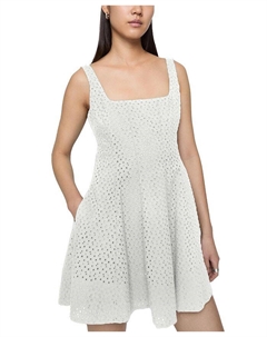 Платье Carrie с ажурными вставками, белый Rebecca minkoff