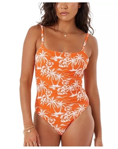 Купальник цельнокроеный с вырезом на спине Juniors' Vacay Vibes, красный Roxy