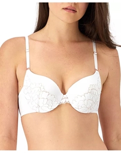 Бюстгальтер Push Up Love the Lift Rose Gold Lace DM9900, белый Maidenform