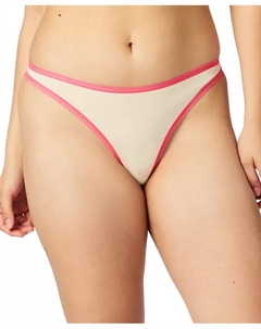 Женские хлопковые стринги с эффектом растяжки Body GPW00283, желтый Gap