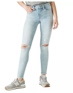 Женские джинсы Ava Mid-Rise с потертостями, синий Lucky brand