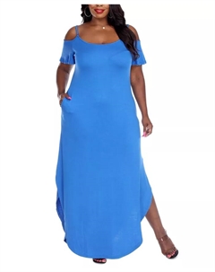 Платье макси Plus Size Lexi, серый White mark