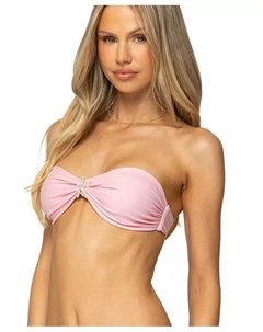 Женский топ-бандо бикини Starfish, розовый Edikted