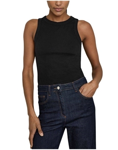 Рашгард с V-образным вырезом сзади, черный Reiss