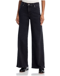 Узкие брюки Palazzo Jeans в стиле Destroyer, черный Frame