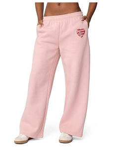 Толстовка с надписью "Someone Loves You", розовый Edikted