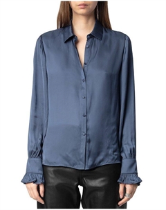 Тели Сатиновая Блузка, синий Zadig&voltaire