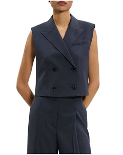 Пиджак с двойной застежкой Peak, синий Theory