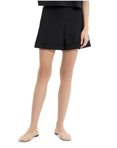 Шорты с кружевной отделкой, черный Theory