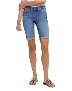 Бриелла Джинсовые шорты с отворотом, синий Nydj