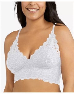 Удлиненный бюстгальтер-бралетт Pure Comfort из кружева и сетки DM1188, мультиколор Maidenform