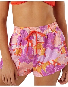 Джинсовые шорты с расклешенными штанинами Juniors' Bell Bottom Blooms No Bad Waves, фиолетовый Roxy