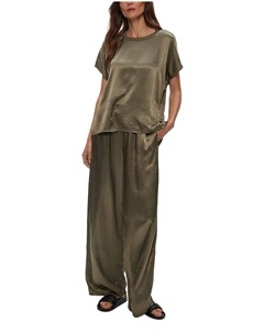 Сатиновые брюки с широкими штанинами Cyrus, зеленый Michael stars