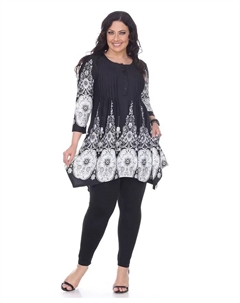 Туника Plus Size Dulce, мультиколор White mark