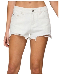 Шорты джинсовые Fern Mid Rise, белый Edikted