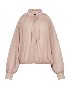 Блузка из жоржета, розовый Liu jo