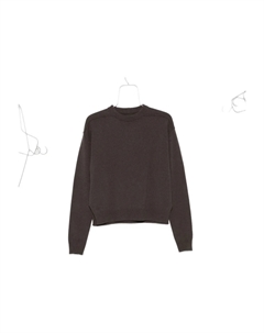 Шерстяной свитер с круглым вырезом, зеленый Rick owens