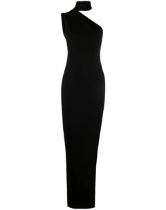 Платье макси на одно плечо, черный Mônot