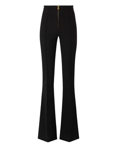 Брюки на молнии спереди, черный Elisabetta franchi