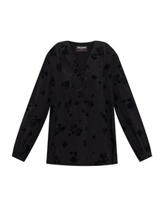 Блузка со шнуровкой, черный Zadig&voltaire