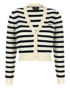 Полосатый кардиган с пуговицами APC, синий A.p.c.