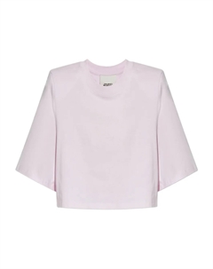 Укороченный топ с подкладкой на плечах Zaely, розовый Isabel marant