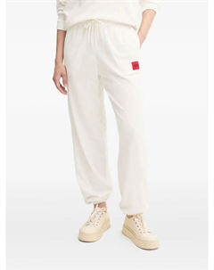 Спортивные брюки с нашивкой-логотипом, белый Hugo