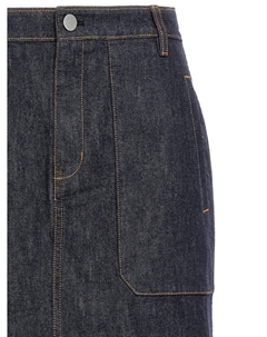 Джинсовая юбка, синий Theory