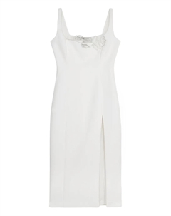 Платье миди с вырезами, белый Blumarine