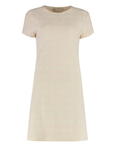 Платье с геометрическим узором, нейтральный Tory burch