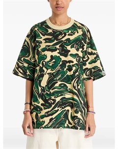 Футболка BATHING APE Marbling Camo, зеленый A bathing ape®