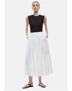 Юбка плиссированная A-line skirt, белый Koton