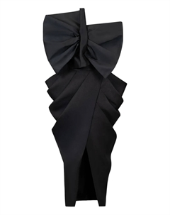 Вечернее платье с бантом, черный Gaby charbachy