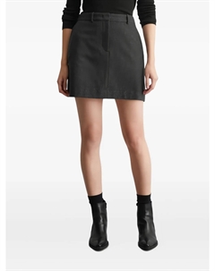 Мини-юбка строгого кроя, серый Marc o'polo